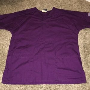 Purple Scrub Top(: